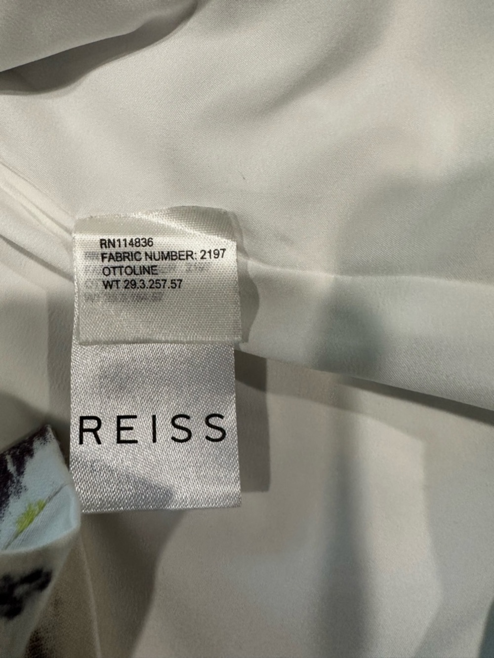 REISS Ottoline A-Line Dress Sleeveless Abstract Blot Print Mini Sz 4 - Picture 7 of 9